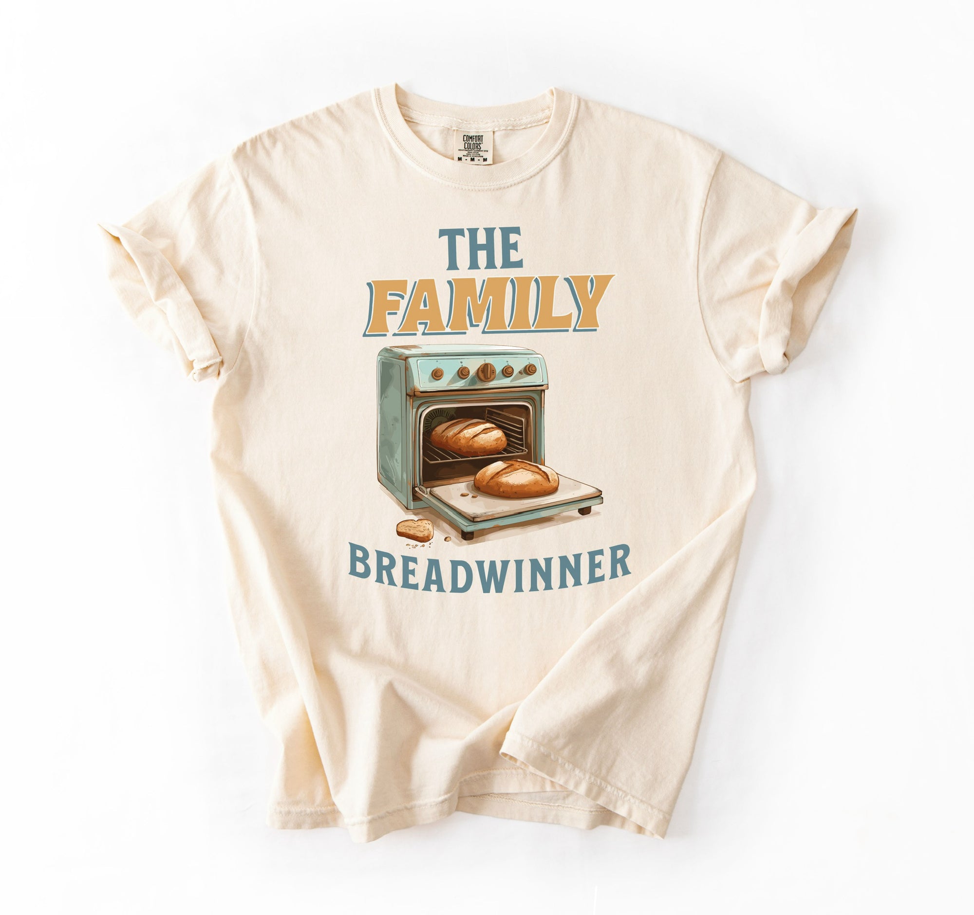 Family Breadwinner Tee – Faith, Flour & Fired Ovens”