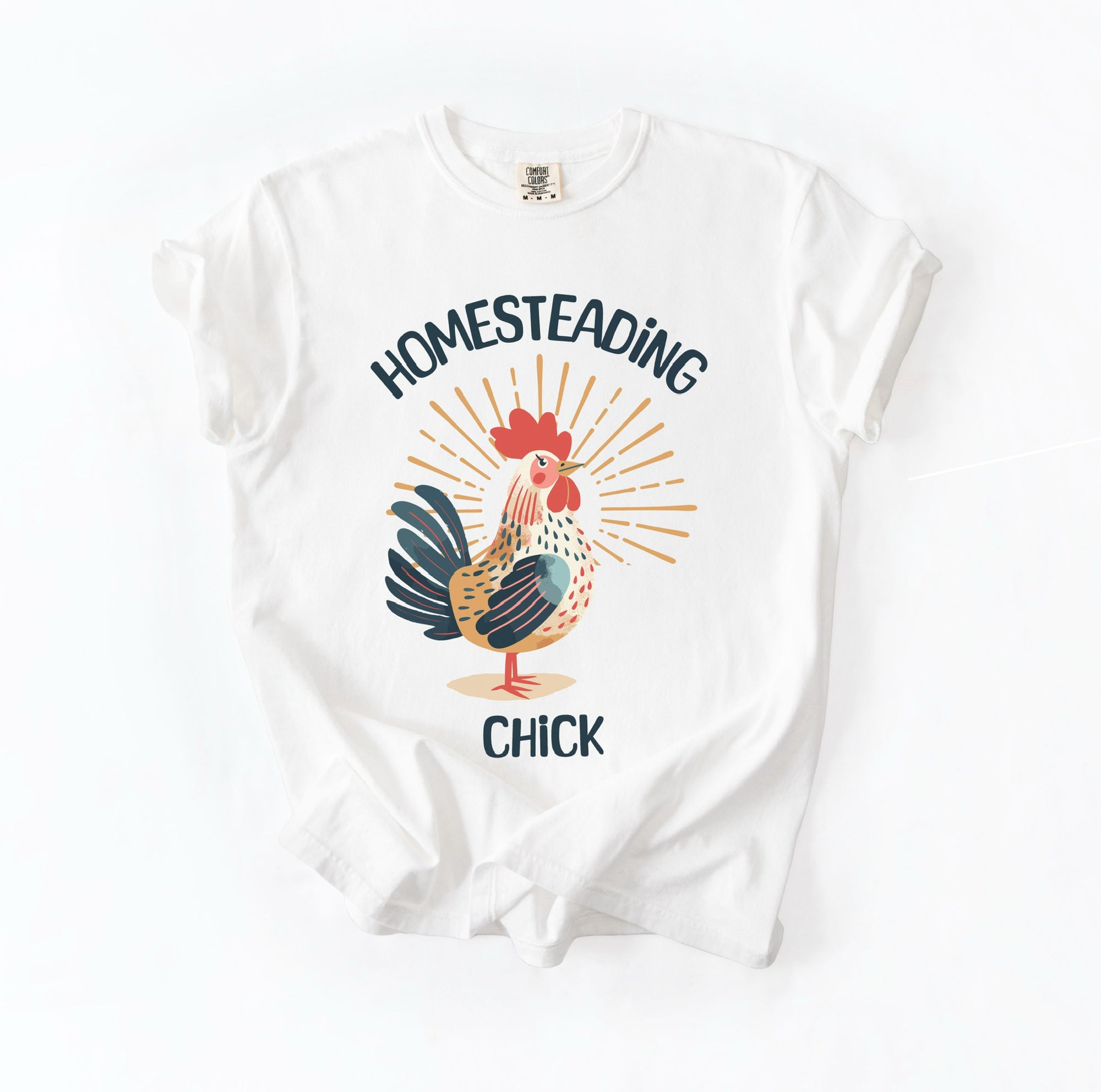 Homesteading Chick Tee – Farm Life with Flair