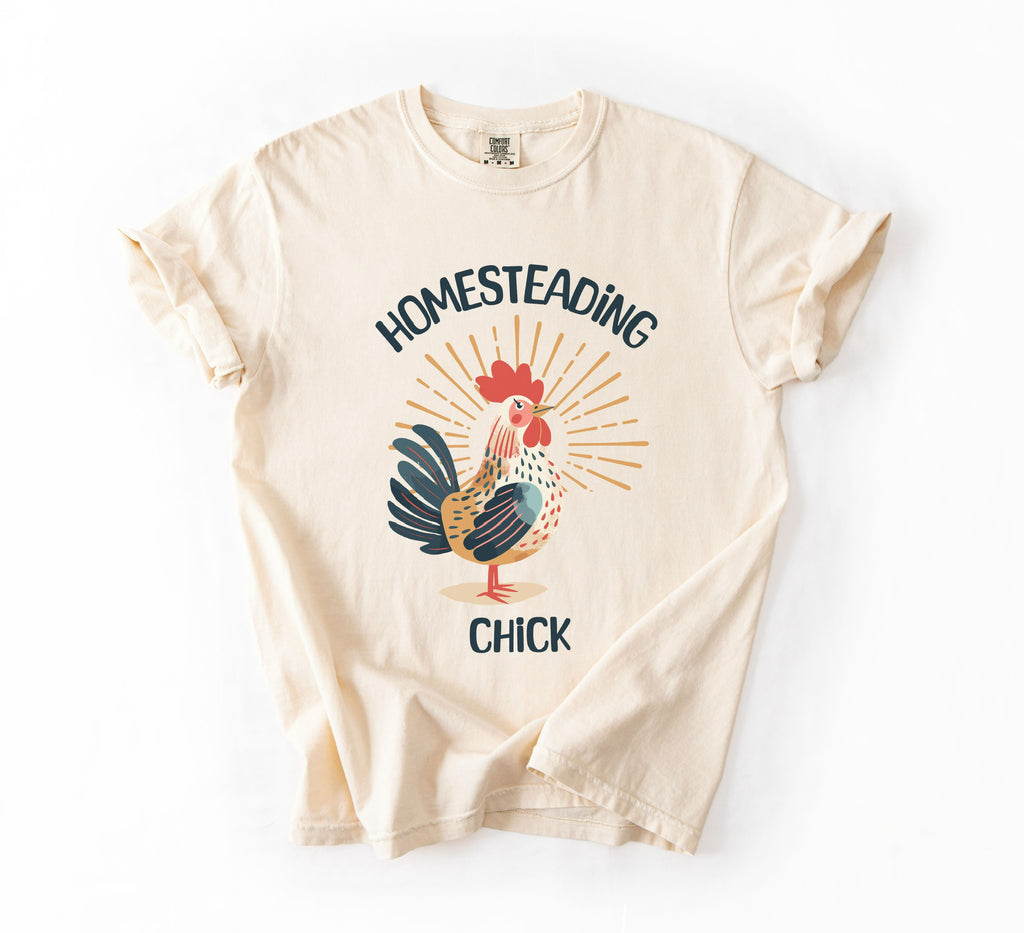 Homesteading Chick Tee – Farm Life with Flair