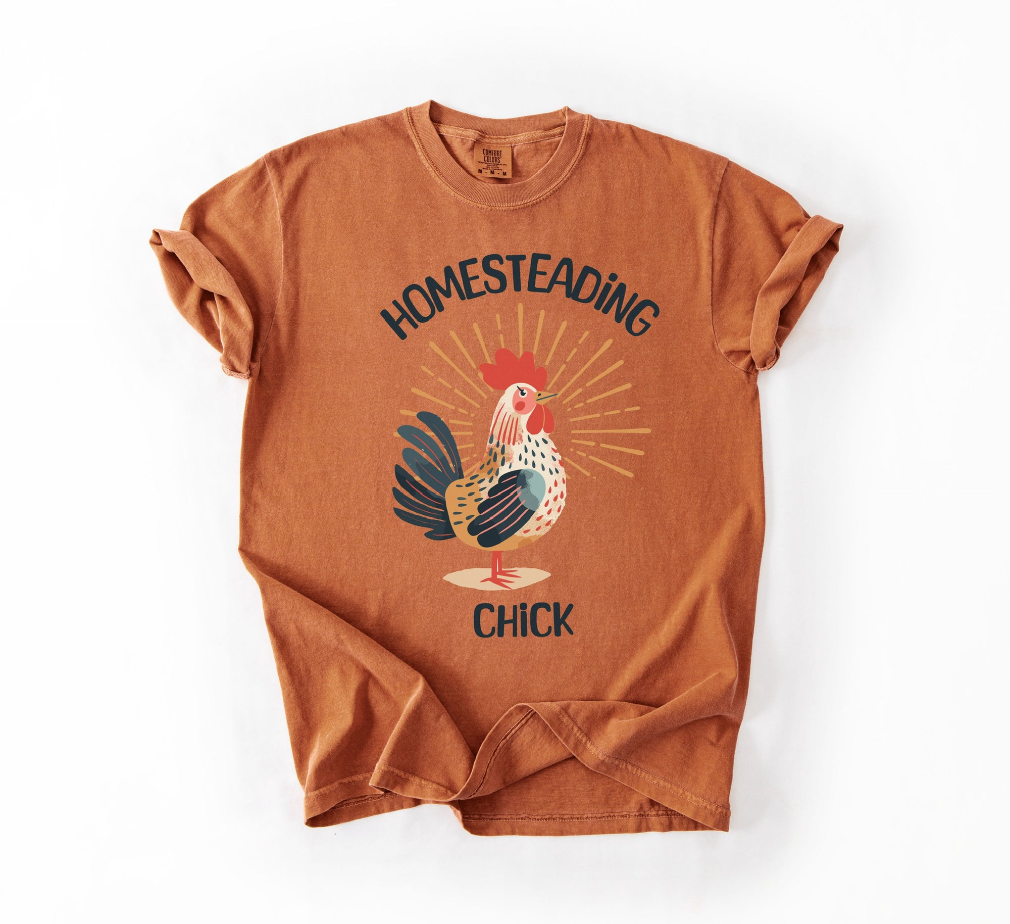 Homesteading Chick Tee – Farm Life with Flair