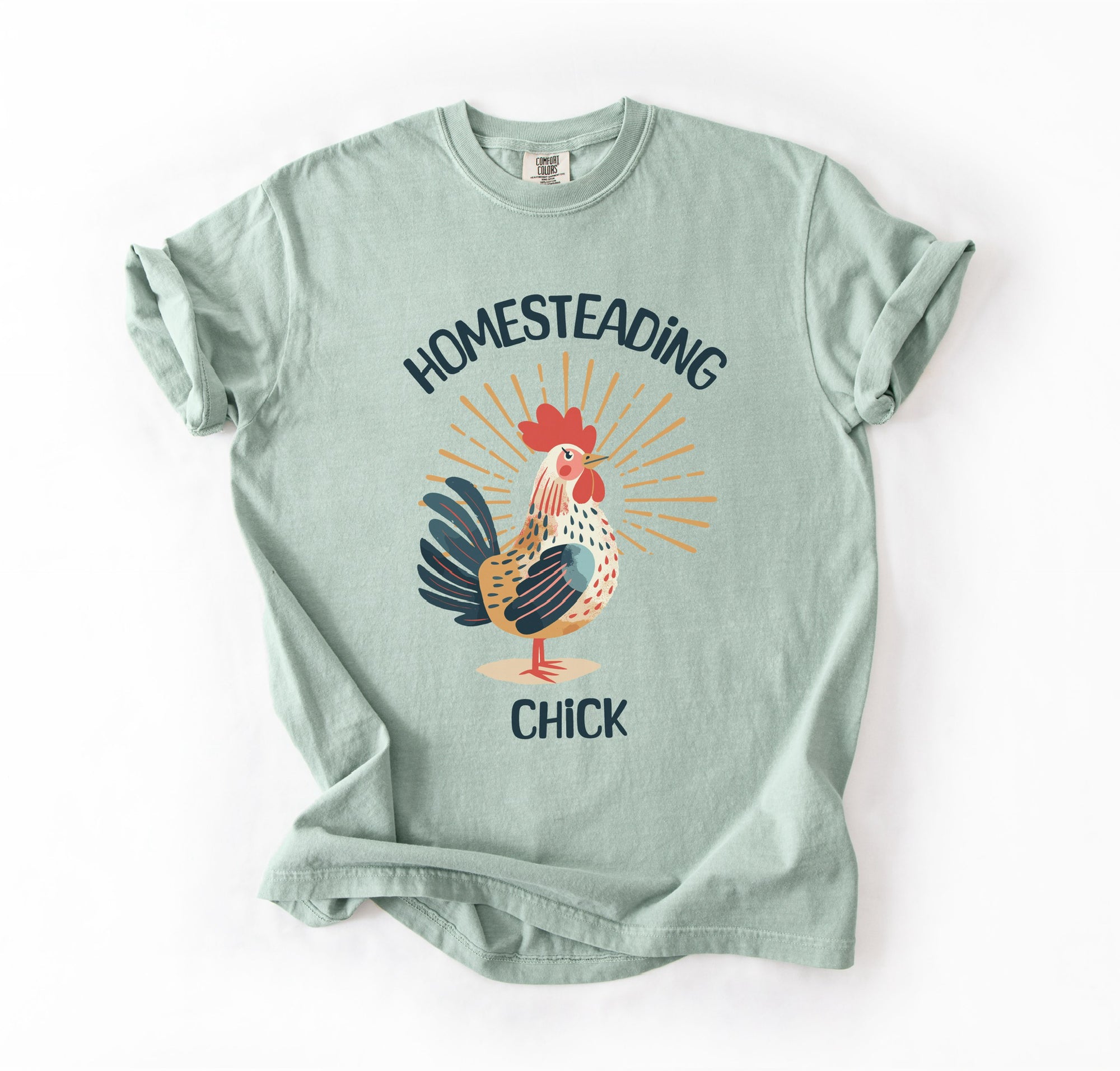 Homesteading Chick Tee – Farm Life with Flair